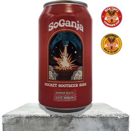 Rocket Rootbeer Soda