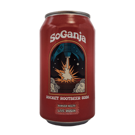 Rocket Rootbeer Soda